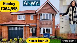 House Tour UK 2024|| Henley from Anwyl Homes Chester UK 🇬🇧 || Furnished Show Home Tour