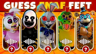 Guess The Fnaf Character Just By Their Feet Voiceline- Fnaf Quiz Five Nights At Freddys