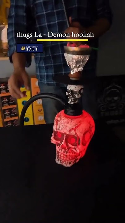 Thugs La Demon Hookah Video | Skull Face Shisha | Trending Hukkah