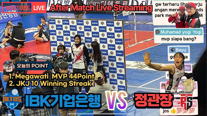 LIVE | 여자배구 kovo IBK기업은행 VS 정관장 | 정관장 10연승 ~ | JKJ 10 winning streak | After Match On The Way Home
