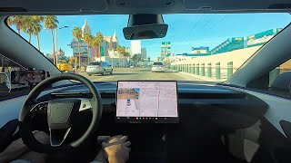 Tesla Self-Driving (v14) vs Las Vegas Strip (This Is Insane)