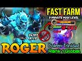 Fast Farming Roger Insane DMG 2x Hit Delete Enemies - Top 1 Global Roger Coleen Trinidad - MLBB