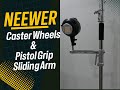 Unboxing Neewer Caster Wheels with Pistol Grip Sliding Arm