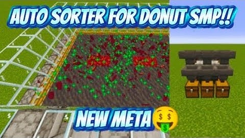 Auto sorter for Donut SMP fungus or moss farm!! || DonutSMP.net || Tutorial.