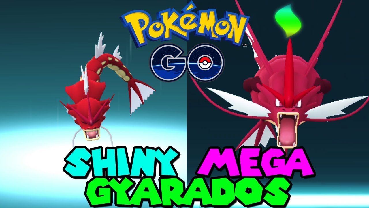 SHINY MEGA GYARADOS EVOLUTION in Pokemon GO 