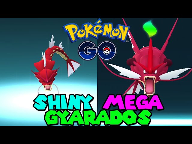 SHINY MEGA GYARADOS EVOLUTION in Pokemon GO 