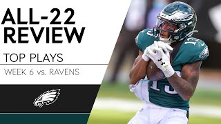 Top Plays From a Hard-Fought Loss to Baltimore | Eagles All-22 Review