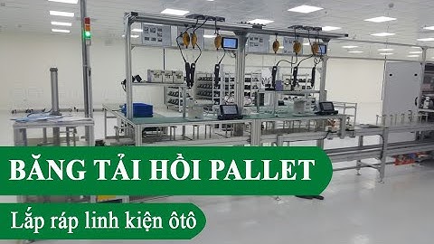 Lắp đặt băng tải - Băng tải hồi Pallet - Băng tải Intech