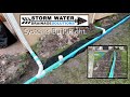 How To Build A French Drain - Yard Drainage - Dual Pipe Roof Runoff System Mp3 Song