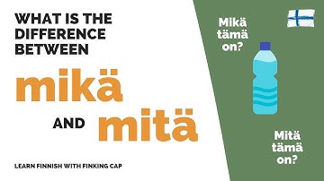 When to use the Finnish partitive PART 6: The difference between "Mikä se on?" and "Mitä se on?"