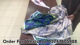 KHAADI‘ Lawn 3Pcs Suit with Soft Diamond Dupatta / Summer Collection 2023 / Cash On Delivery screenshot 2