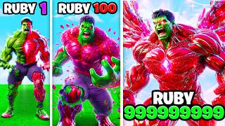 Upgrading Hulk To RUBY HULK In GTA 5!