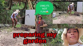 preparing my garden(ilocanalifeinHongkong )