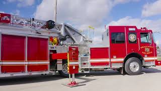 SFEV - The Sutphen Tiller unveiled -  SLTDA 105 (Tractor Drawn Aerial) by South Florida Emergency Vehicles 357 views 7 months ago 1 minute, 43 seconds