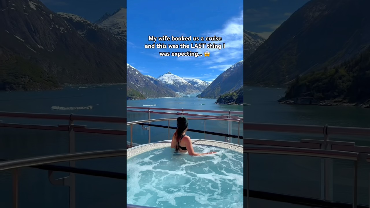 When my wife booked us a @VirginVoyages cruise to Alaska this was the LAST thing I was expecting… 😱