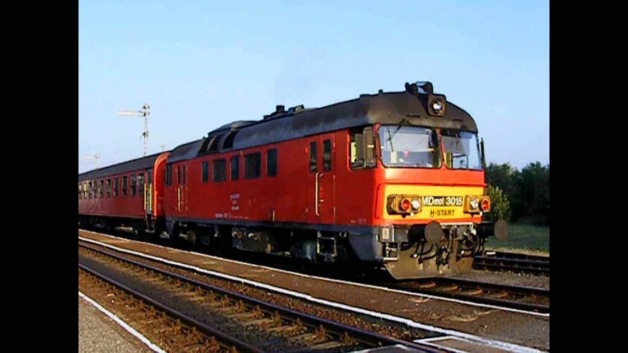 Az MD-motorvonatok emlékére