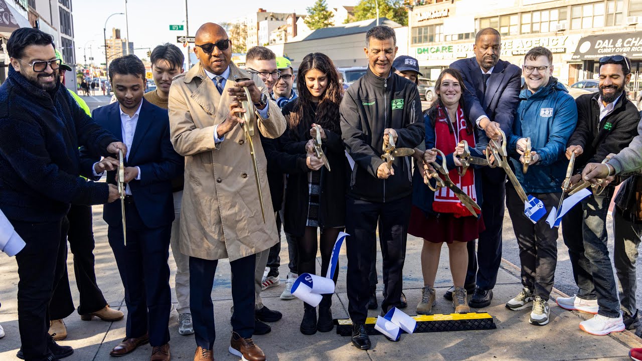 NYC DOT ANNOUNCES COMPLETION OF UPGRADES ON HILLSIDE AVENUE BUS LANES IN QUEENS