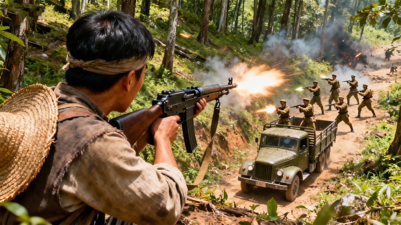 Quân Nhật Tiến Công Trên Núi, Nào Ngờ Bát Lộ Quân Mai Phục Sẵn, Từ Trên Cao Quét Sạch Toàn Bộ!