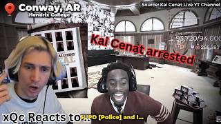 xQc Reacts to Kai Cenat's Arrest & Streamers Going Viral