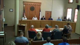 Titus County Texas Commissioners' Court held November 14, 2016.