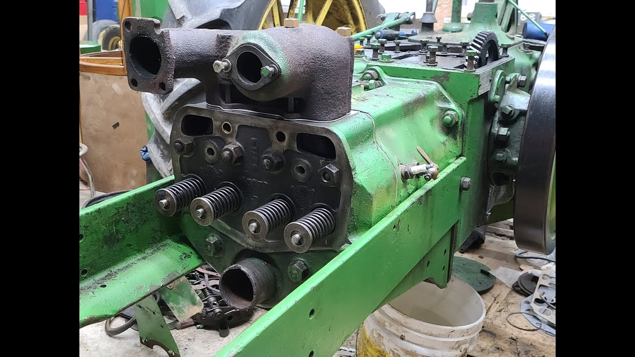 1939 John Deere A Part 11 Piston, Head, & Manifold Installation - Restoration Series