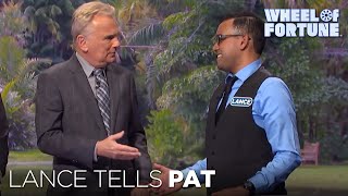 Lance Tells Pat to 