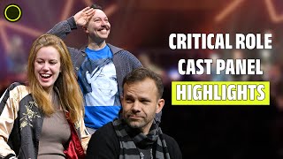 Critical Role Cast Panel | HIGHLIGHTS | Sam Riegel, Marisha Ray, Liam O'Brien & MORE