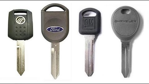 BASIC TYPE OF VEHICLE KEYS-INTRODUCTION