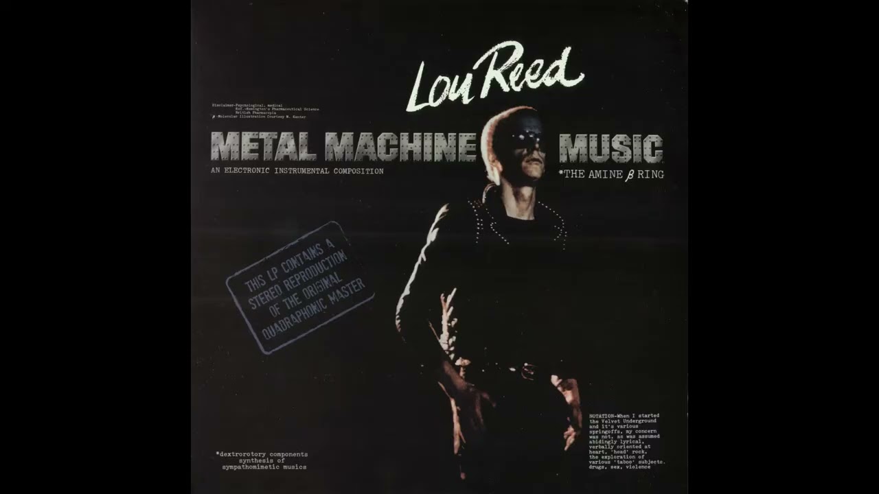 2discs LP Lou Reed l Machine Music (The Amine Β Ring) CPL21101 RCA /00660 Metal Machine Music (The Amine β Ring) by Lou Reed (Album; Great