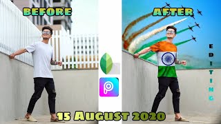 15 August 2020 Picsart and Snapseed Photo Editing  | Best Independence Day Photo Editing MrShahVlogs