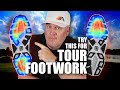 Tourlevel footwork step by step pro footwork based on 1000 pro swings 