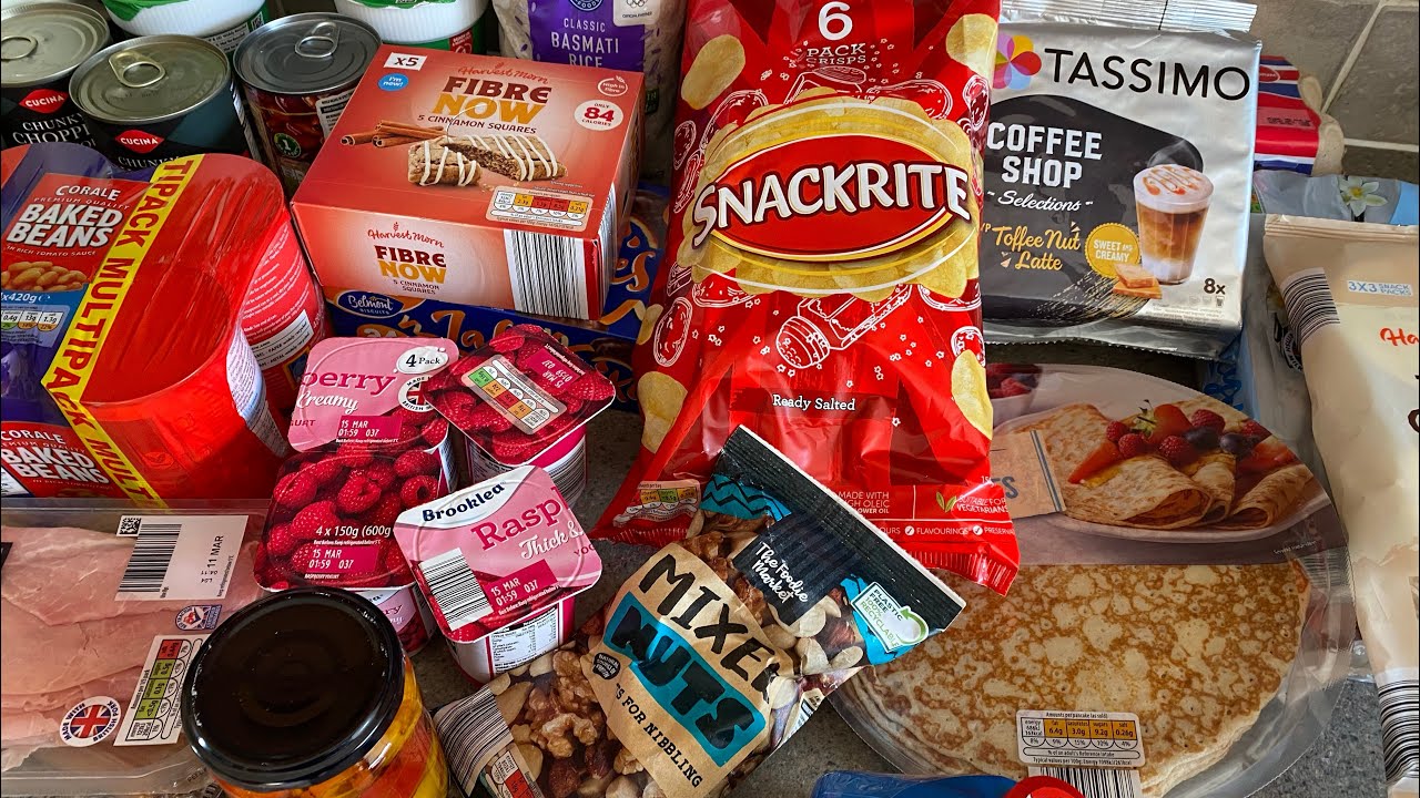 Aldi and Sainsbury’s food shopping haul | Grocery haul UK | Family food shopping