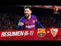 Resumen de FC Barcelona vs Sevilla FC (6-1)