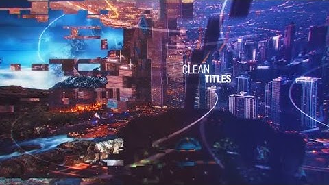 Cinematic Parallax Slideshow | After Effects Template | Video Displays