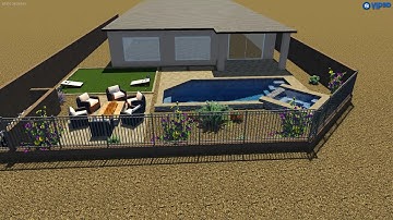 Kramer Backyard Project- Thunderbird Pools and Spas- Thunderscapes