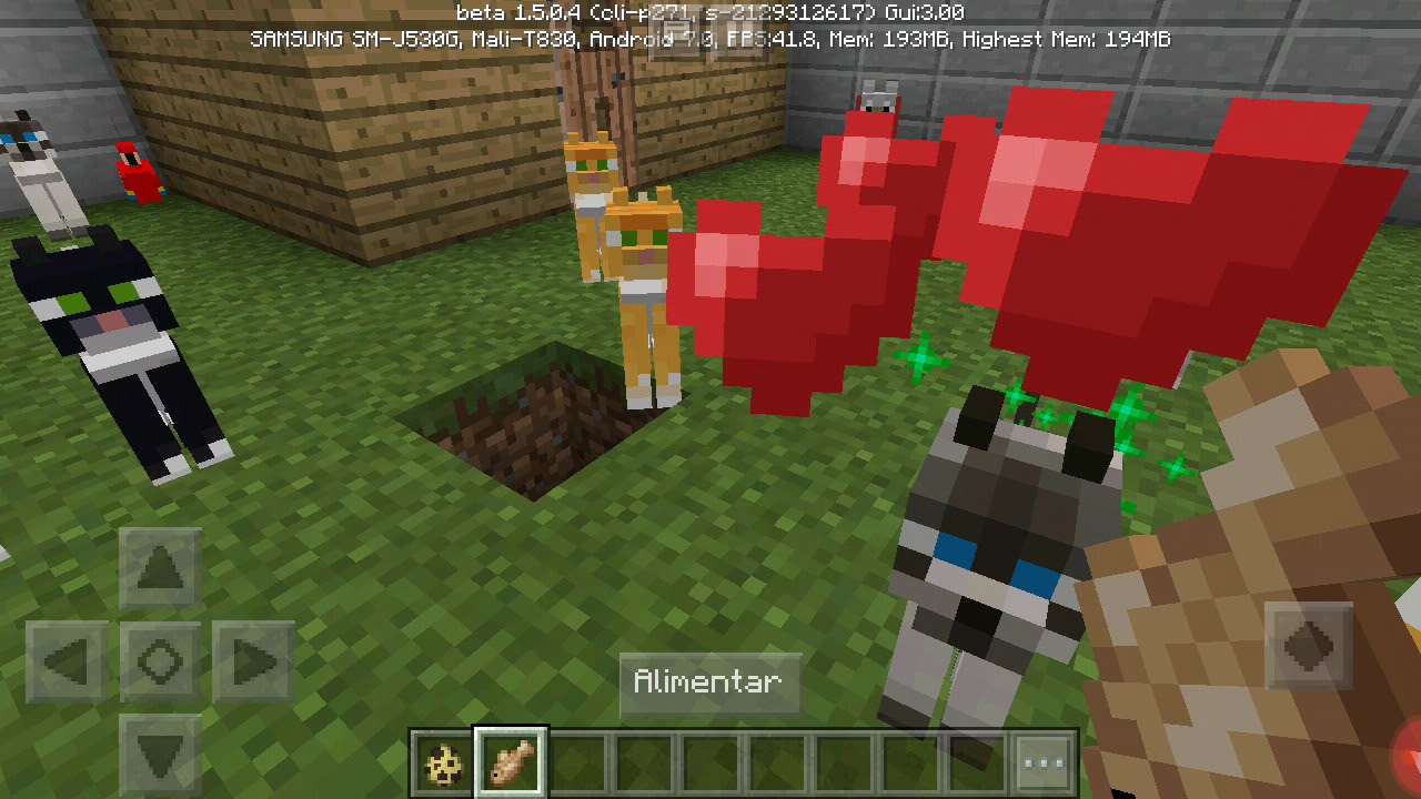 Como domar um gato no minecraft - YouTube