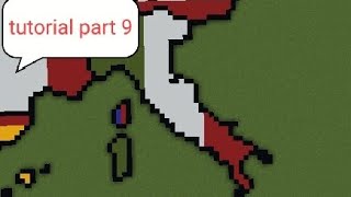 italy small scale world flag map tutorial part 9