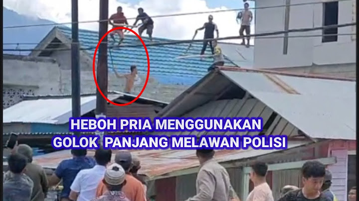 Pria Jagoan Mengamuk Melawan Petugas kepolisian