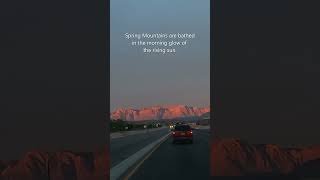 Driving west from Las Vegas (NV-160)