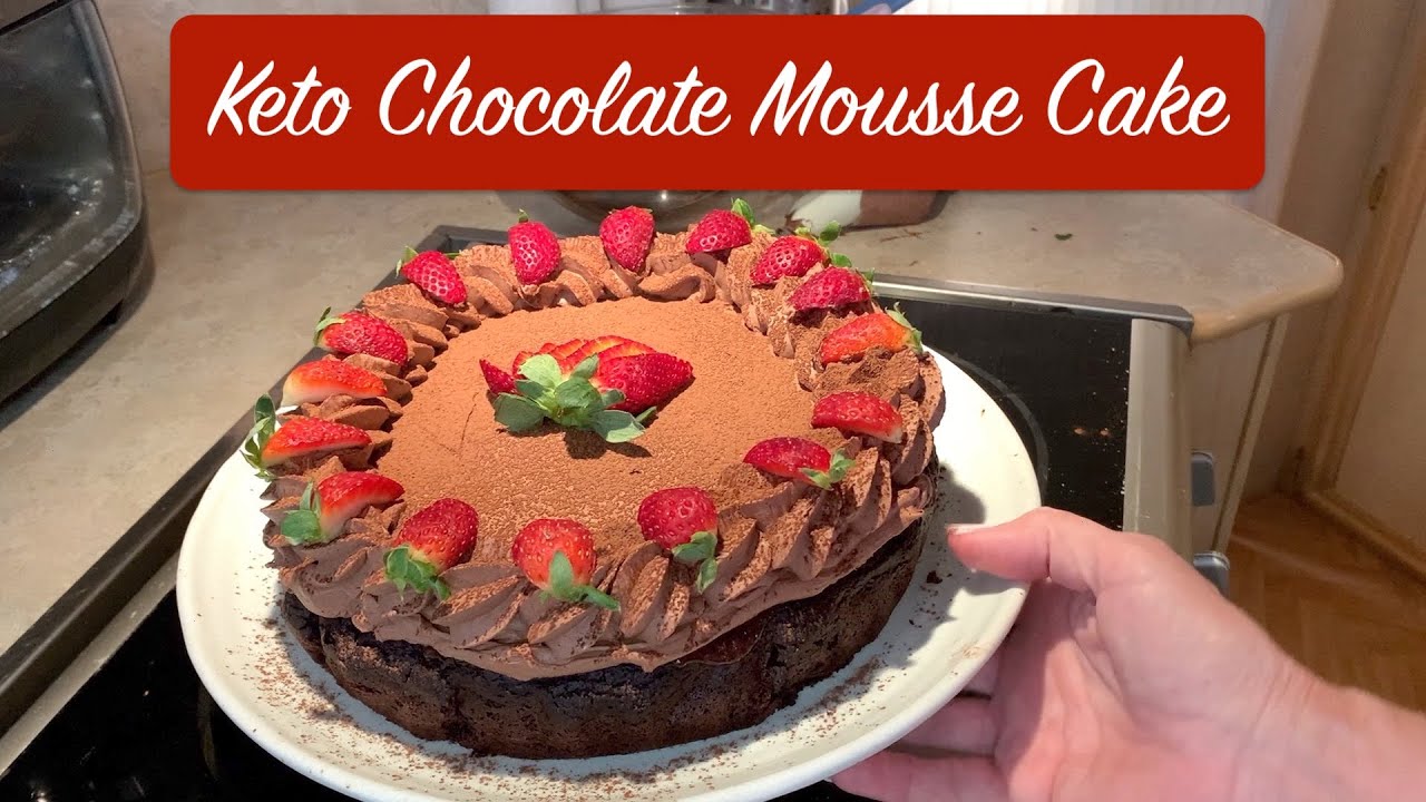 Easy Keto Chocolate Mousse Cake Everyone loves Chocolate YouTube