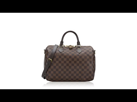 Louis Vuitton 2014 Damier Ebene Speedy Bandouliere 30 with Strap – Lux  Second Chance