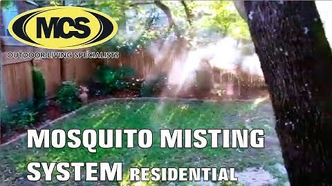 Mosquito Misting System Installation by MCS Austin Central Texas Mist System Experts