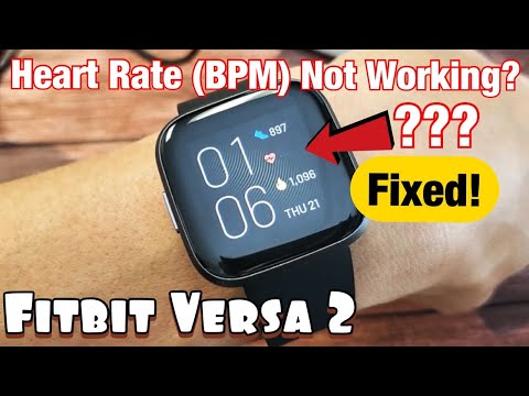 Fix Fitbit Versa Won't Read Heart Rate 