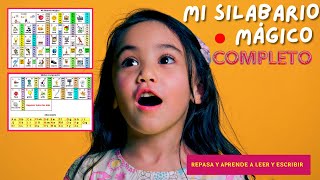 MI SILABARIO MÁGICO COMPLETO - REPASO DE SILABAS SIMPLES Y TRABADAS