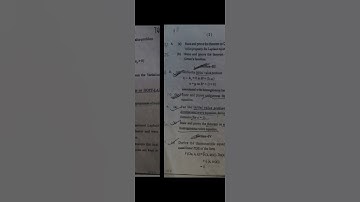 partial differential equation  msc 2nd sem exam paper 2017 (mdu)#youtubeshorts #shorts