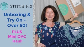 Stitch Fix Unboxing & Try On   Over 50!  PLUS Mini QVC Haul screenshot 5