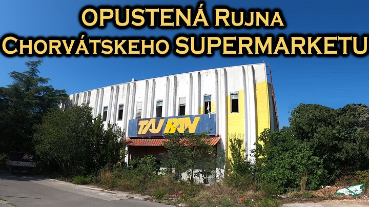 Chorvátsky Opustený Supermarket 🛒 Ivan Donoval 🛒 Dokument