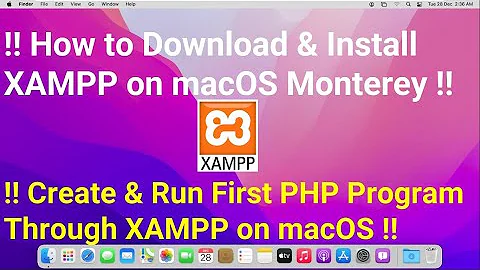 How to Download & Install XAMPP on mac Monterey !! Run PHP program on XAMPP macOS (2022) Intel & M1