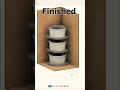 How I designed and 3D printed this shelf to help organize my kitchen