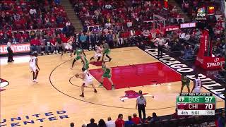 NBA, playoff 2017, Celtics vs. Bulls, Round 1, Game 6, Move 49, Joffrey Lauvergne, assist